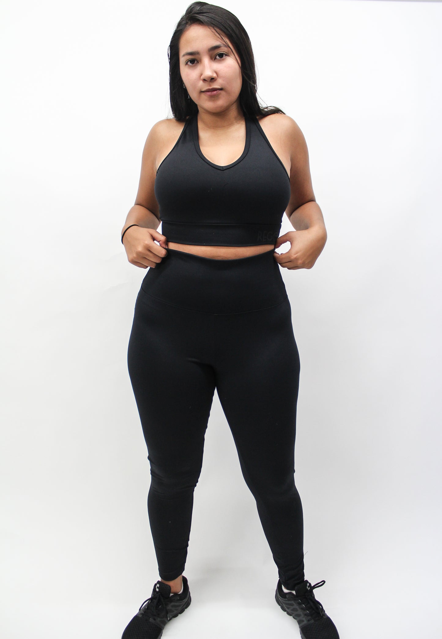 Kit Top + Malla double high waist