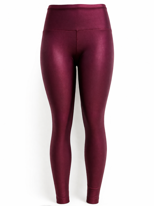 Malla double high waist Sirena Vino